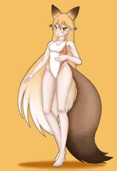 水着キタキツネ