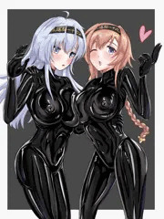 照月 涼月 ラバースーツ