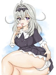 るるかちゃん、暑かったので脱いじゃいました！