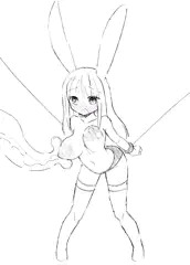 敗北し・デカ乳揺らす・子うさぎちゃん