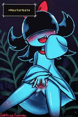Playfully Masturbating