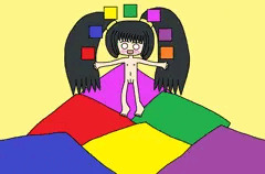 折り紙山でアクション