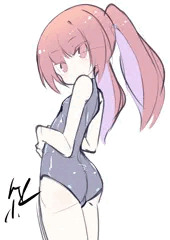 はいぐれぴちすー編　暑いので雑らくがき