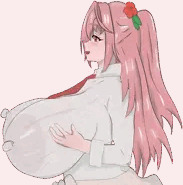 横から見たナッちゃんの落書き