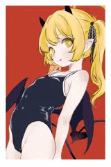 丹花イブキ_スク水＋購入感謝おまけ差分（体操着・マイクロビキニ）（署名無しpng計4枚）