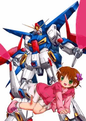 ZZGンダムとリィナ（差分あり版）