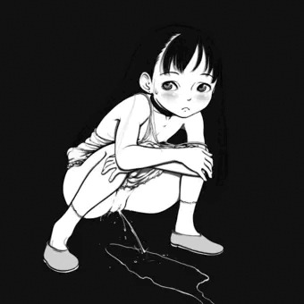 闇に紛れて。