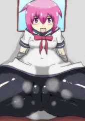 子日のスパッツ