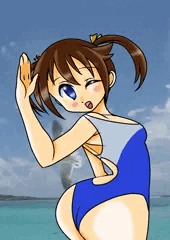 水着ミケちゃん