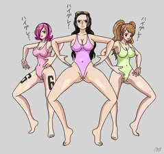 ハイグレ三人娘