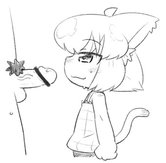 えろねこさんフェラgifアニメ