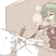 教壇の裏で