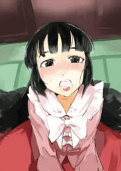 白くてどろっとしたものを口にため込んでるぐーや
