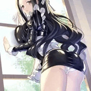 【skeb】ラバーメイド服の七草真由美ちゃん