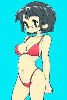水着ポロリgif 