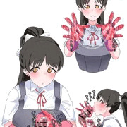 葉月恋つぶつぶ手袋ご奉仕