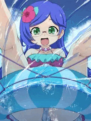 りんかちゃんを水中視点で覗いてみた