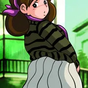 よしこさん＝風のいたずら