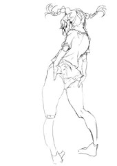 ブルマと福田。