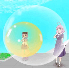 【がっこうぐらし】２０倍ふくらむ風船