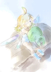 着替える妖精さん