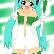 長ネギコスチュームミク