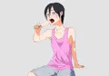 アイスを食べるココノツくん