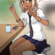 生えふた黒ギャル
