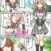 峯雲と雷と凄い乳力