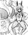 逆バニー ラクガキ