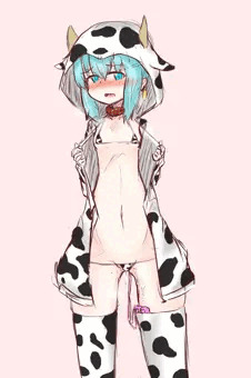 牛柄パーカーマイクロビキニうちの子