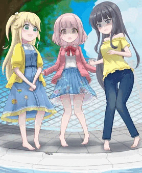 プールサイドでおもらし