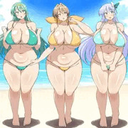 姉ちゃんズ水着(*'ω'*)