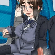 新幹線の中で周りの目を盗んで悪戯を敢行する鉄JKちゃん