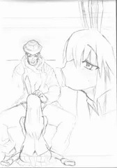 うどんげちゃんがホームレスのおじさんのチンカス掃除