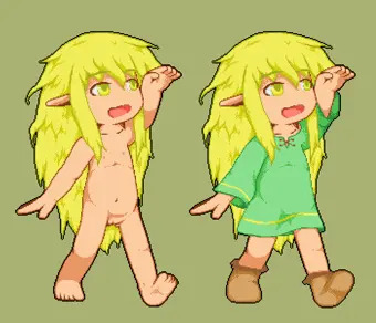 エルフっぽい子