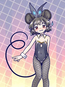 穴開きバニー服ナズ