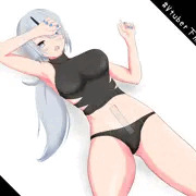 Vtuber下腹部定規部