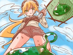 スライムに犯される戦士ちゃん【即落ちシリーズ１】