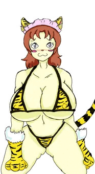 虎柄メイドーにょ