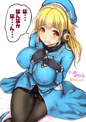すーぱーぽちゃ子さんに愛宕さんの衣装を着てもらいました