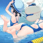 競泳水着ちゃん