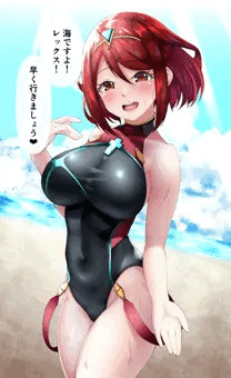 【ゼノブレ2】ホムラとふたりの海
