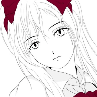 【非エロ】険のある表情な娘