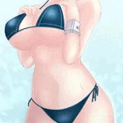 水着おっぱい