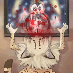 がめんのむこうにえ～るをおくるまね～じゃ～