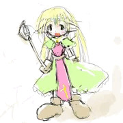 エルフ耳聖職者ちゃん