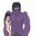 魔王サンの雄っぱいGIF