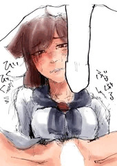 巨根を前に心折れそうな影狼ちゃん（4×2）
