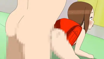 はだラン高木さんの開脚アナル